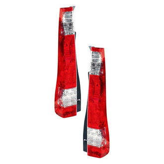 Depo® - Driver and Passenger Side Replacement Tail Light Lens and Housings (CAPA Certified)