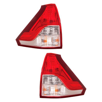 Depo® - Driver and Passenger Side Lower Replacement Tail Lights (Standard Line)