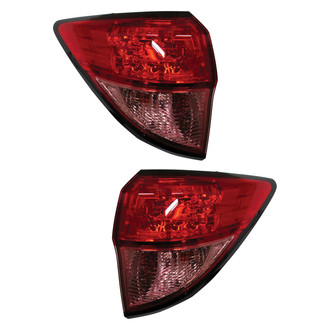 Depo® - Driver and Passenger Side Outer Replacement Tail Lights (CAPA Certified)