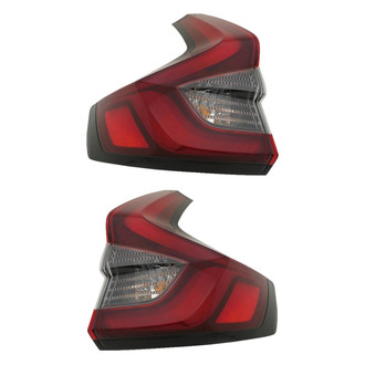 Depo® - Driver and Passenger Side Outer Replacement Tail Lights (Standard Line)