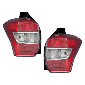 Depo® - Driver and Passenger Side Replacement Tail Light Lens and Housings (Standard Line)