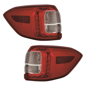 Depo® - Driver and Passenger Side Outer Replacement Tail Lights (Standard Line)