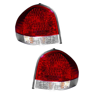 Depo® - Driver and Passenger Side Outer Replacement Tail Lights (Standard Line)