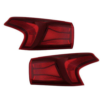Depo® - Driver and Passenger Side Outer Replacement Tail Lights (CAPA Certified)