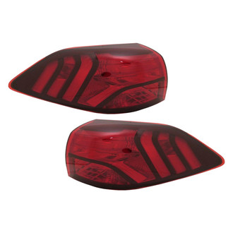 Depo® - Driver and Passenger Side Outer Replacement Tail Lights (CAPA Certified)