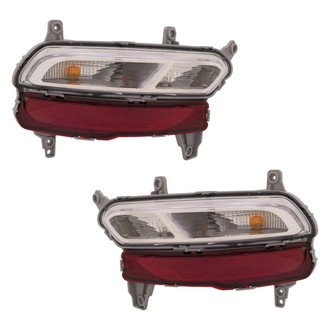 Depo® - Driver and Passenger Side Replacement Backup Lights (CAPA Certified)