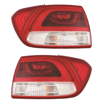 Depo® - Driver and Passenger Side Outer Replacement Tail Lights (CAPA Certified)