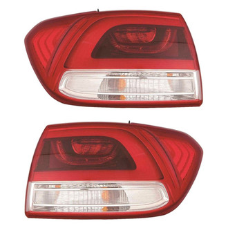 Depo® - Driver and Passenger Side Outer Replacement Tail Lights (Standard Line)