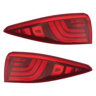 Depo® - Driver and Passenger Side Outer Replacement Tail Lights (CAPA Certified)