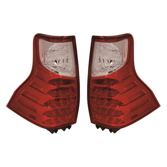 Depo® - Driver and Passenger Side Replacement Tail Light Lens and Housings (CAPA Certified)