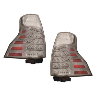 Depo® - Driver and Passenger Side Replacement Tail Light Lens and Housings (CAPA Certified)