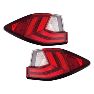 Depo® - Driver and Passenger Side Outer Replacement Tail Lights (Standard Line)