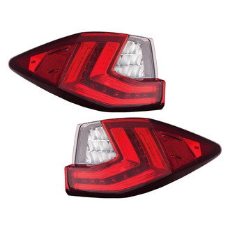 Depo® - Driver and Passenger Side Outer Replacement Tail Lights (CAPA Certified)