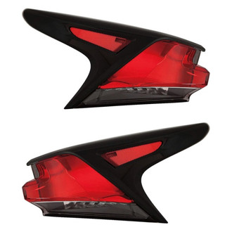 Depo® - Driver and Passenger Side Outer Replacement Tail Lights (Standard Line)