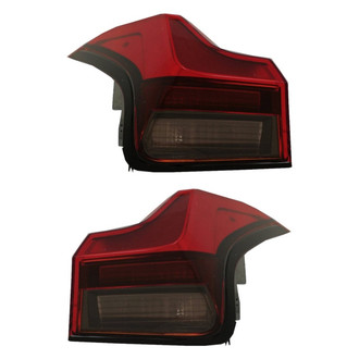 Depo® - Driver and Passenger Side Outer Replacement Tail Lights (Standard Line)