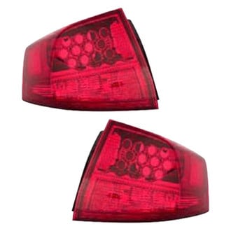 Depo® - Driver and Passenger Side Outer Replacement Tail Light Lens and Housings (CAPA Certified)