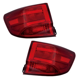 Depo® - Driver and Passenger Side Outer Replacement Tail Lights (CAPA Certified)