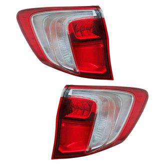 Depo® - Driver and Passenger Side Outer Replacement Tail Lights (Standard Line)