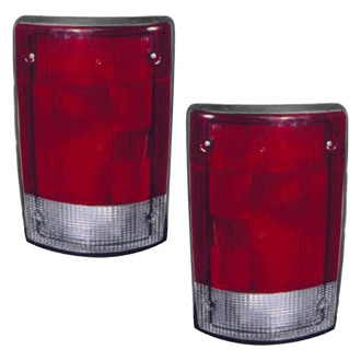 Depo® - Driver and Passenger Side Replacement Tail Lights (Standard Line)