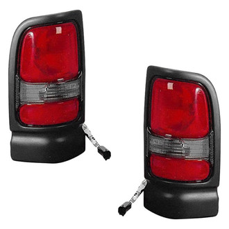 Depo® - Driver and Passenger Side Outer Replacement Tail Light Lens and Housings (CAPA Certified)