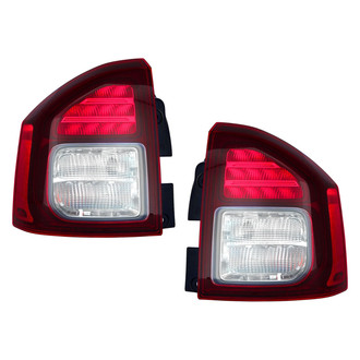 Depo® - Driver and Passenger Side Replacement Tail Lights (CAPA Certified)