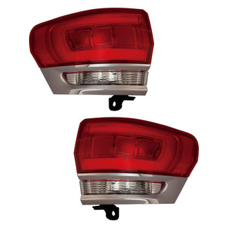 Depo® - Driver and Passenger Side Outer Replacement Tail Lights (Standard Line)