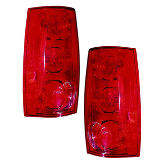 Depo® - Driver and Passenger Side Replacement Tail Lights (Standard Line)