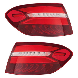 Depo® - Driver and Passenger Side Outer Replacement Tail Lights (Standard Line)