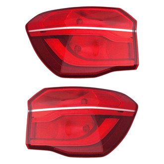 Depo® - Driver and Passenger Side Outer Replacement Tail Lights (CAPA Certified)