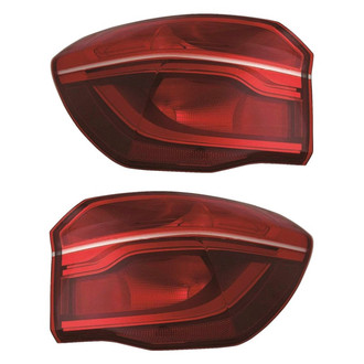 Depo® - Driver and Passenger Side Outer Replacement Tail Lights (CAPA Certified)