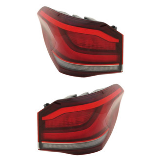 Depo® - Driver and Passenger Side Outer Replacement Tail Lights (Standard Line)