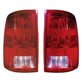 Depo® - Driver and Passenger Side Replacement Tail Light Lens and Housings (Standard Line)