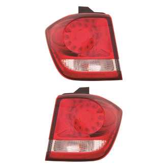 Depo® - Driver and Passenger Side Outer Replacement Tail Lights (Standard Line)