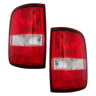 Depo® - Driver and Passenger Side Replacement Tail Light Lens and Housings (Standard Line)