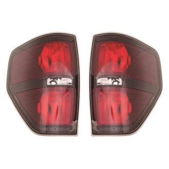 Depo® - Driver and Passenger Side Replacement Tail Light Lens and Housings (CAPA Certified)