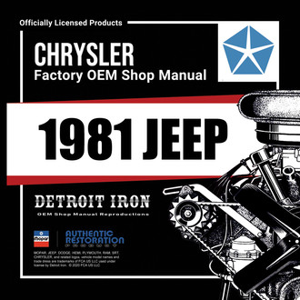 Detroit Iron® - CD Repair/Part Manual