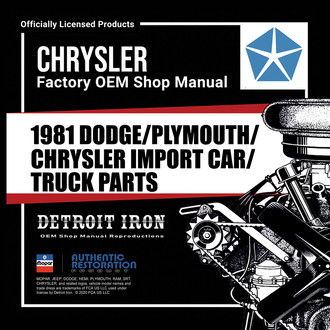 Detroit Iron® - CD Repair/Part Manual