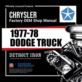 Detroit Iron® - CD Repair/Part Manual