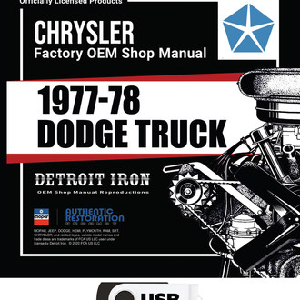 Detroit Iron® - USB Repair/Part Manual