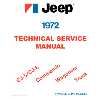 Detroit Iron® - 1972 Jeep Shop Manual