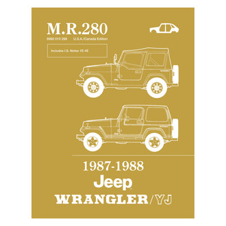Detroit Iron® - 1987 - 1988 Jeep Wrangler/YJ Body Shop Manual