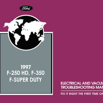 Detroit Iron® - 1997 Ford F-250 HD, F-350 & F-Super Duty Electrical and Vacuum Troubleshooting Manual