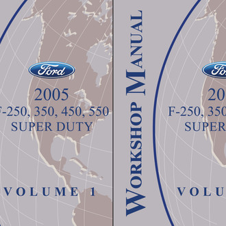 Detroit Iron® - 2005 Ford Super Duty F-250, F-350, F-450, F-550 Workshop Manual