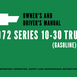 Detroit Iron® - Owners Manual