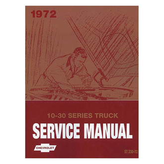 Detroit Iron® - 1972 Chevrolet Truck Chassis Service Manual