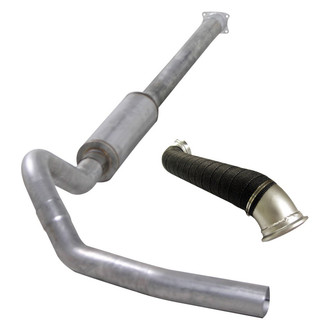 Diamond Eye® - Performance Diesel™ Aluminized Steel Cat-Back Exhaust System with Single Side Exit