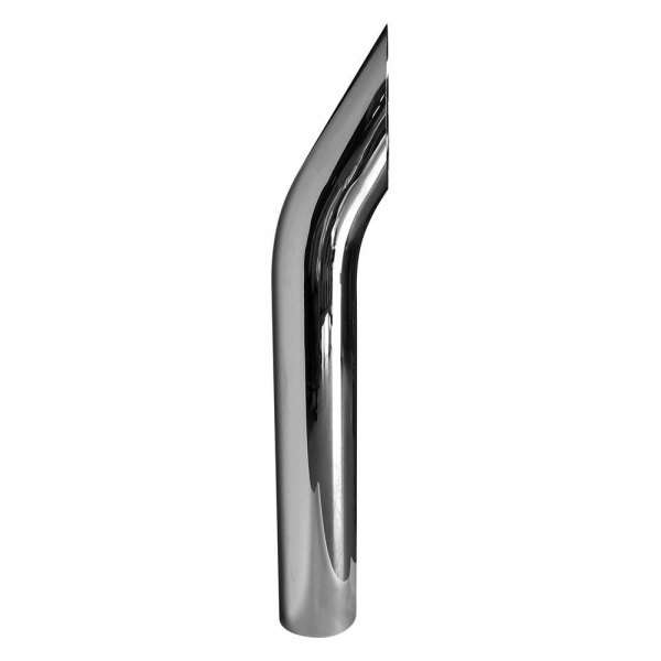 DieselTech® - Pig Ear ID Style Curved Chrome Exhaust Stack Pipe