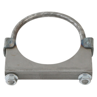 DieselTech® - Extra Heavy Duty Welded Saddle Natural Exhaust Clamp