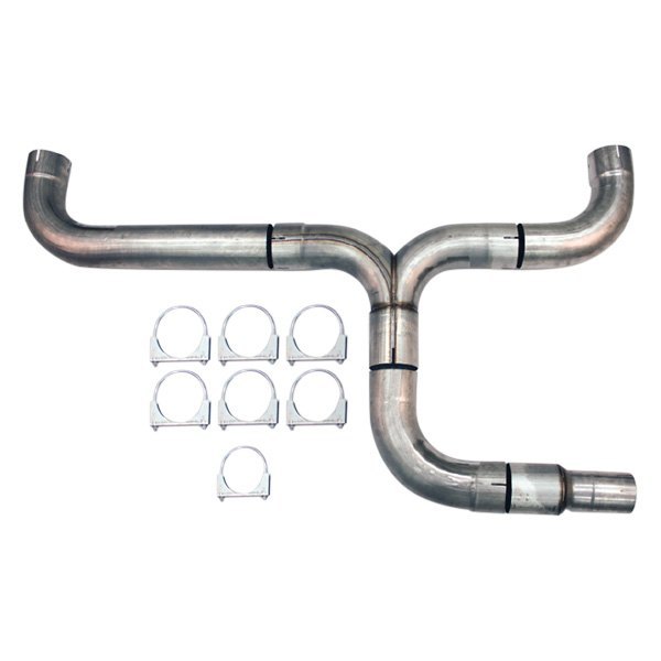 Different Trend® - Diesel Series 409 SS Dual Natural Exhaust Stack Kit