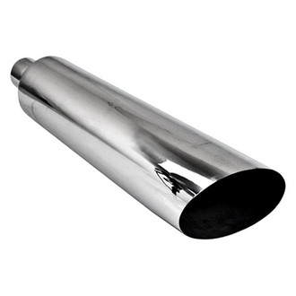 Different Trend® - Diesel Series Round Non-Rolled Edge Angle Cut Exhaust Stack (5" Inlet, 6" Outlet, 36" Height)